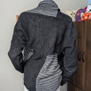 Tribal Patchwork Round Cardigan M GUC